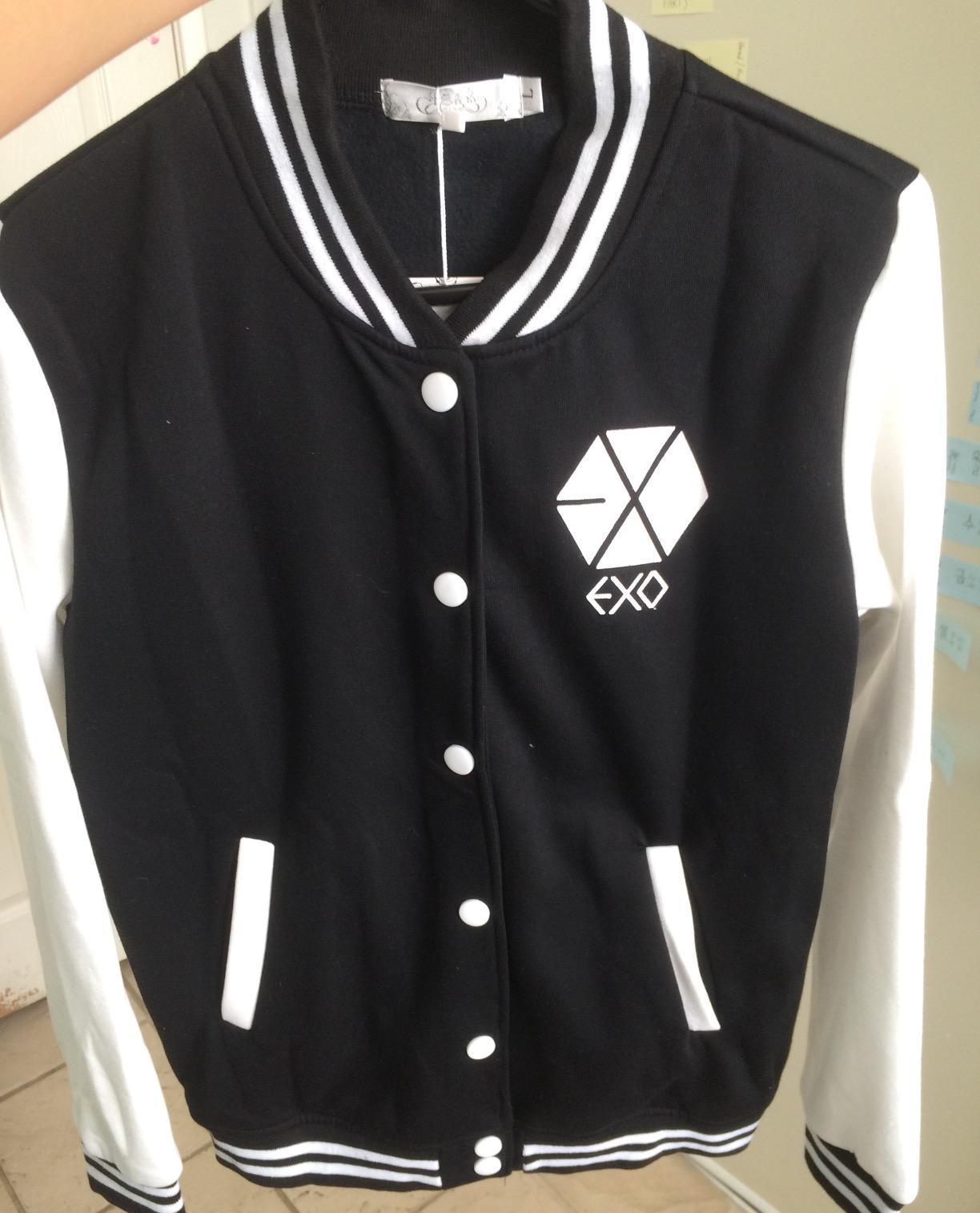 EXO Black Baseball Jacket