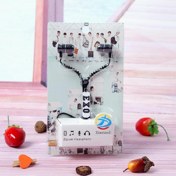 KPop Zipper Earphones